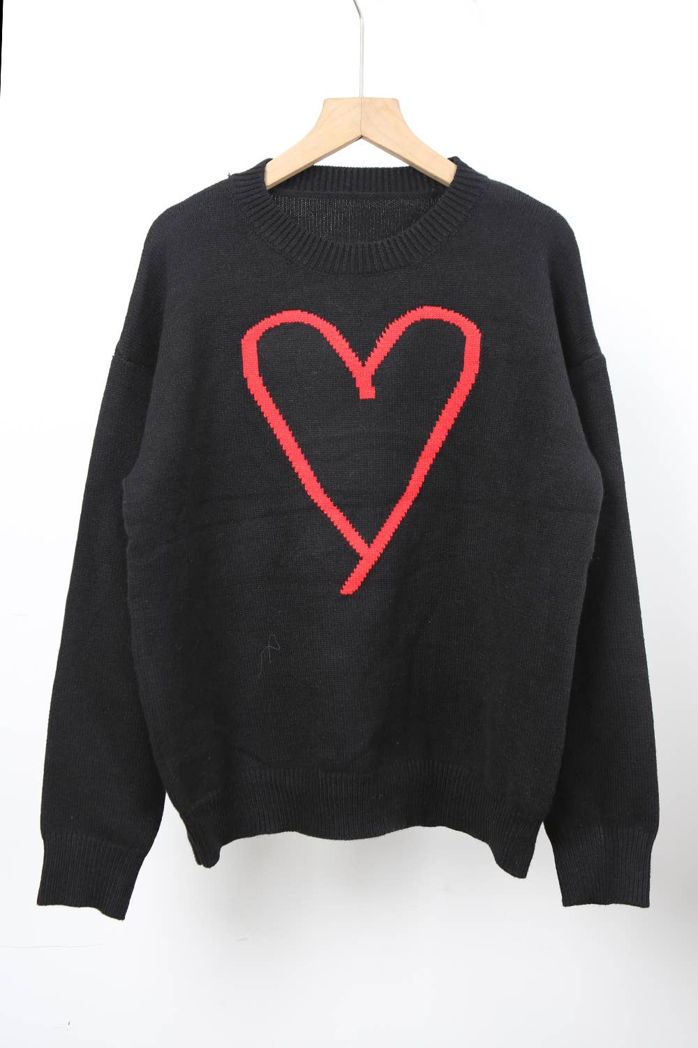 Hope & Sunshine - Wholesale Knit Sweater - Women's - Valentine's Heart Pullover Sweater15