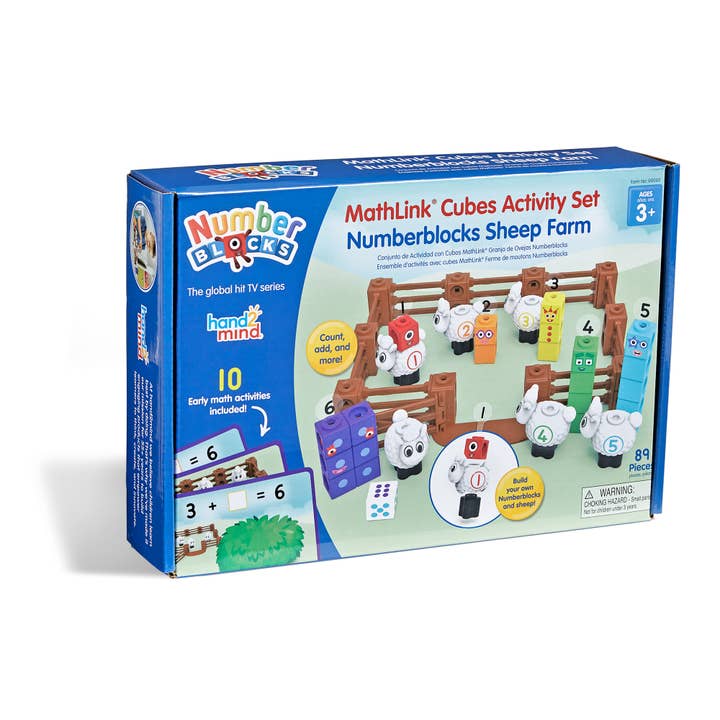 MathLink Cubes Numberblocks Sheep Farm Activity Set for wholesale by Learning Resources