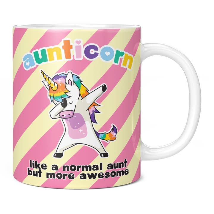 Mug Monster - Venta al por mayor Taza - Taza divertida y novedosa de Aunticorn, idea de regalo de cumpleaños para tía