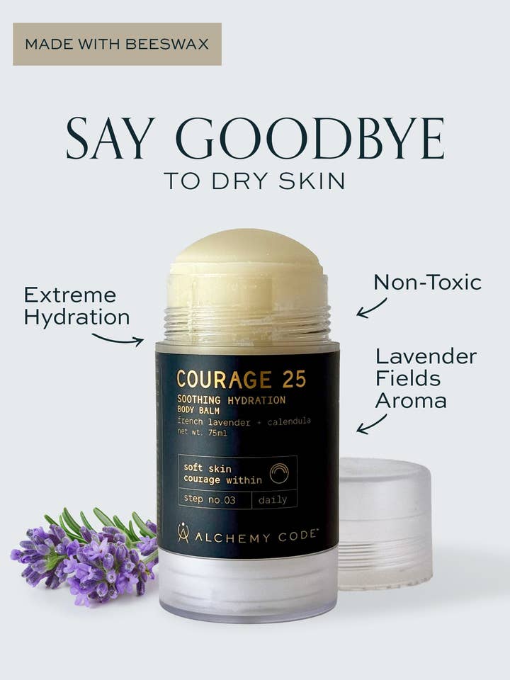 COURAGE 25 | BAUME CORPOREL HYDRATATION PROFONDE pour la vente par Alchemy Code