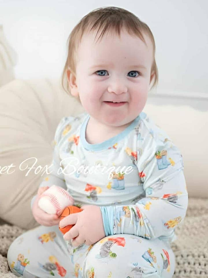 Pyjama en bambou pour sensibilisation à l'infertilité et aux bébés arc-en-ciel pour la vente par My Sweet Fox Boutique