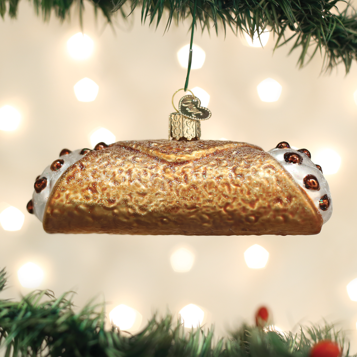 Old World Christmas - Wholesale Ornament - Cannoli Ornament0