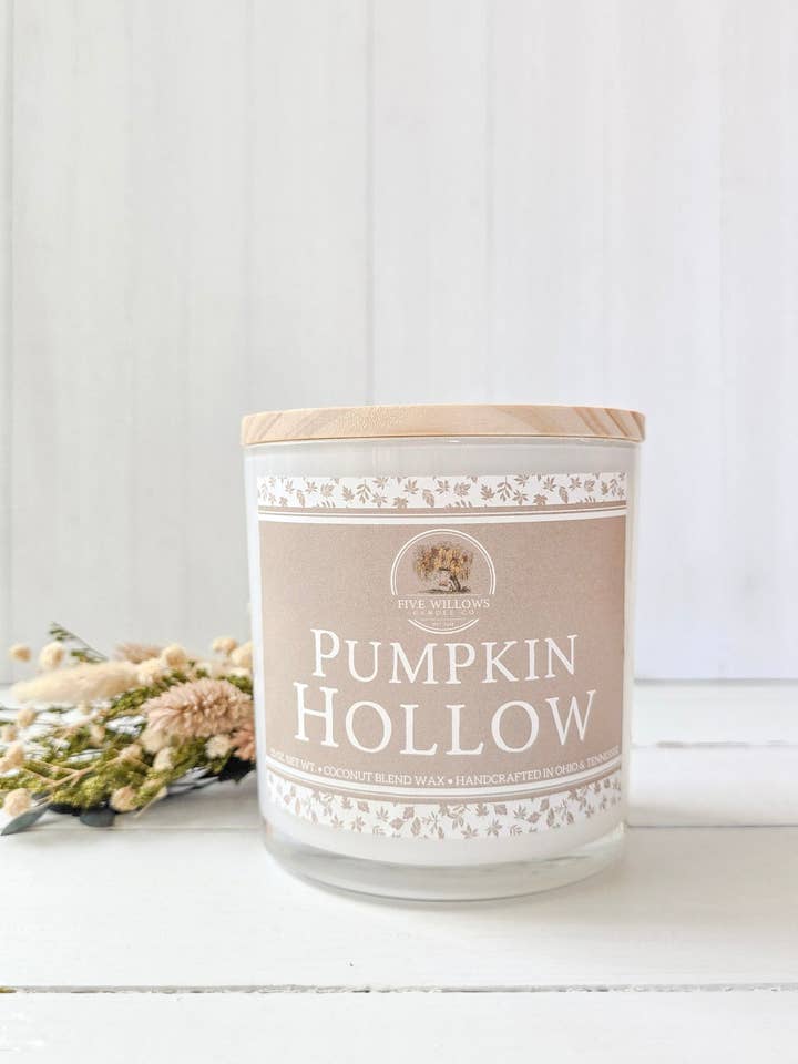 Pumpkin Hollow 15 oz. Signature Tumbler for wholesale by Five Willows Candle Co.