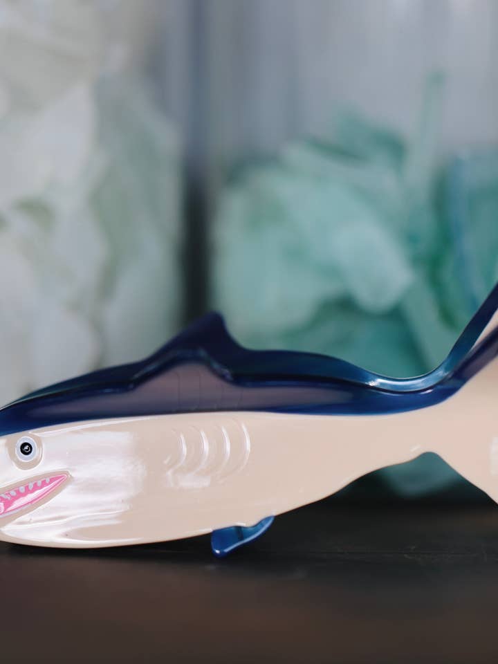 Shark hair clip for wholesale by The Clay Bouquet