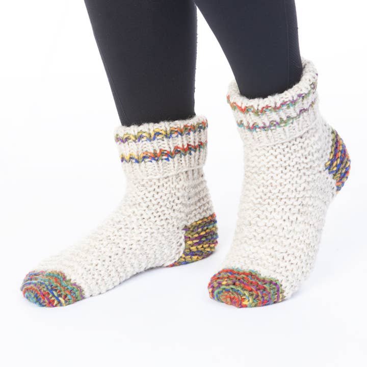 Black Yak Ltd – wholesale Strumptofflor – Unisex – Ren ull - Loungesockor - Rättvis handel