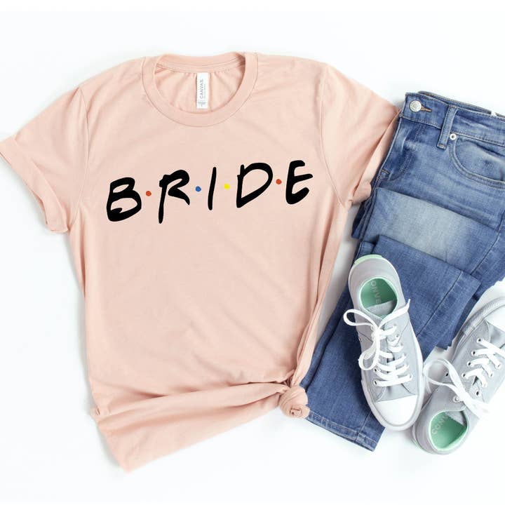 T-shirt de mariée - Bella Canvas pour la vente par Printliss