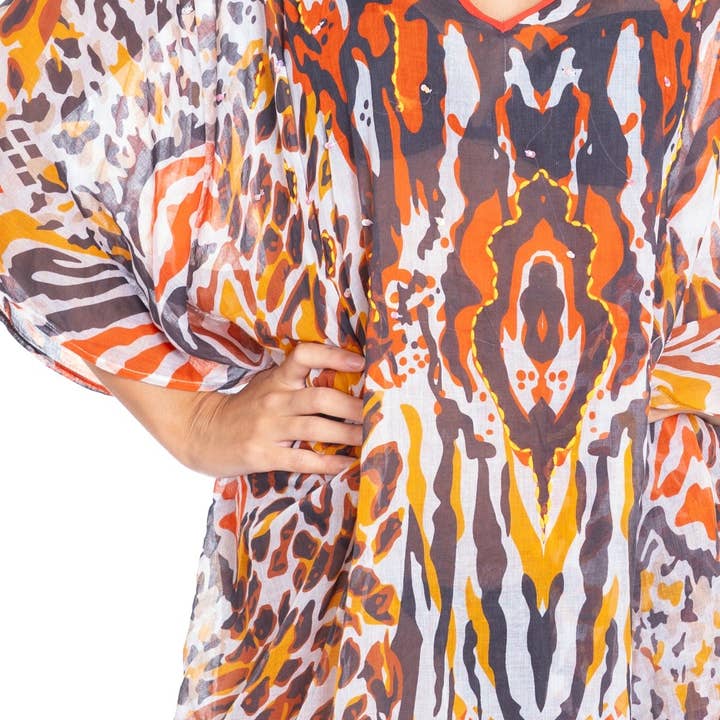 Orange Isla Bonita By SIGRIS Poncho Valencia 35452 for wholesale on Faire2