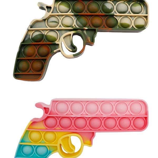 Cap Zone - Wholesale Fidget Toy - Kids - Pistol Gun Push Pop Sensory Toy