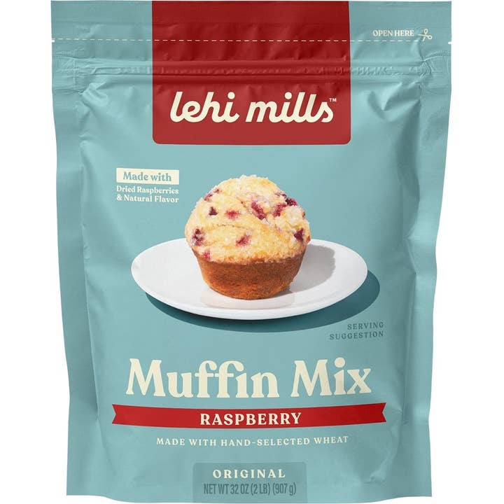 Lehi Mills - Wholesale Muffin Mix - Raspberry Muffin Mix