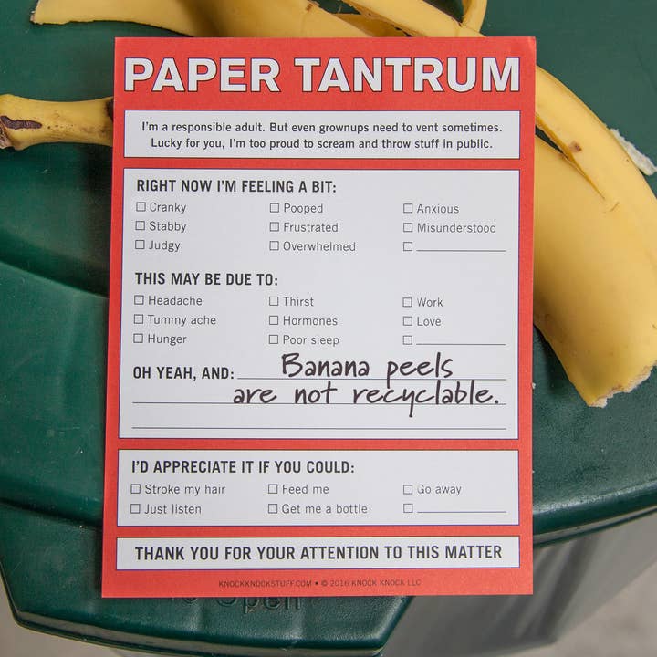 Knock Knock - Wholesale Notepad - Paper Tantrum Nifty Note Pad