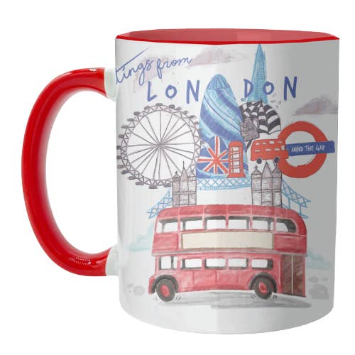 ART WOW - Vente Tasse à café - Mugs 'London Greetings'12