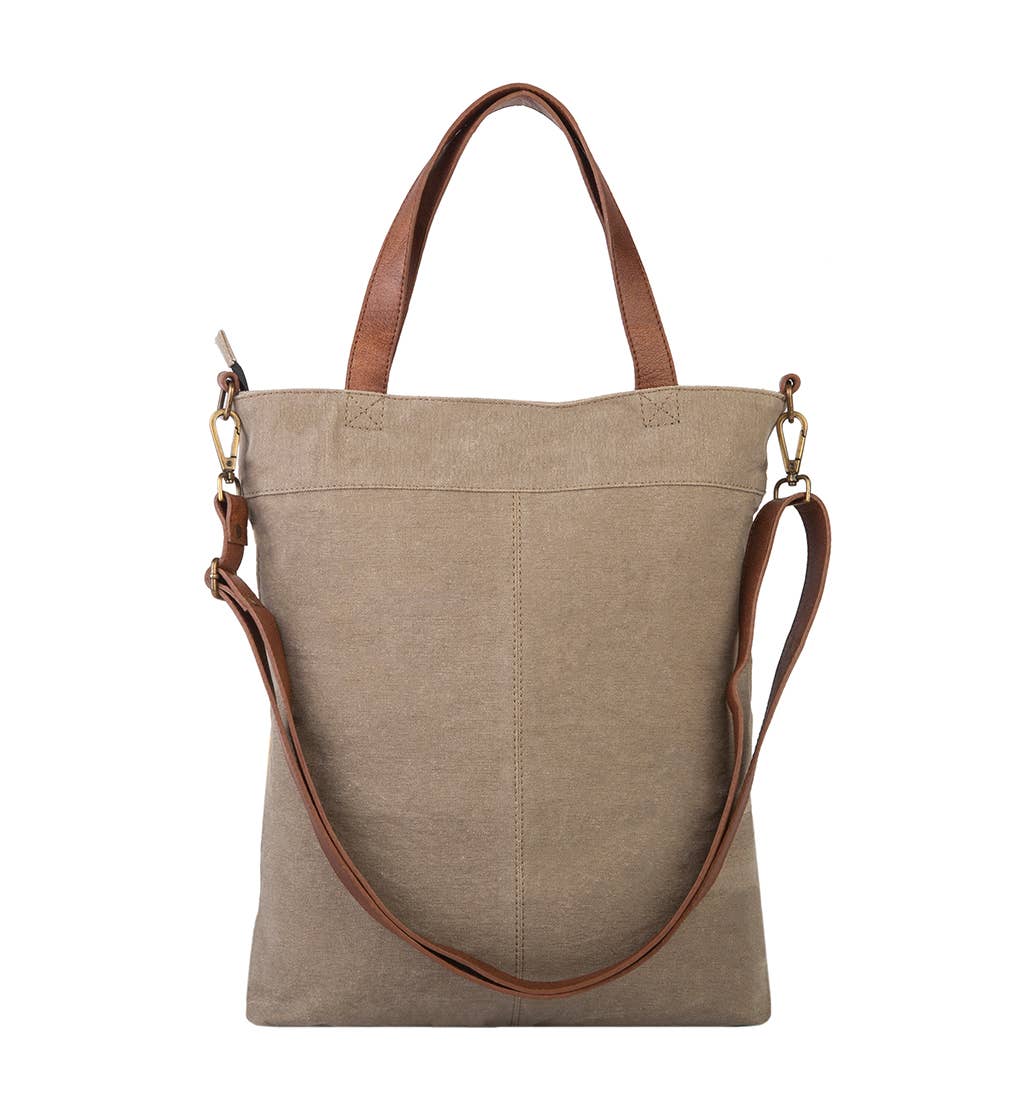 Mona B. - Vendita all'ingrosso Borsa tote - Donna - Borsa Tote da Donna Convertibile in Tela Riciclata Sunny1