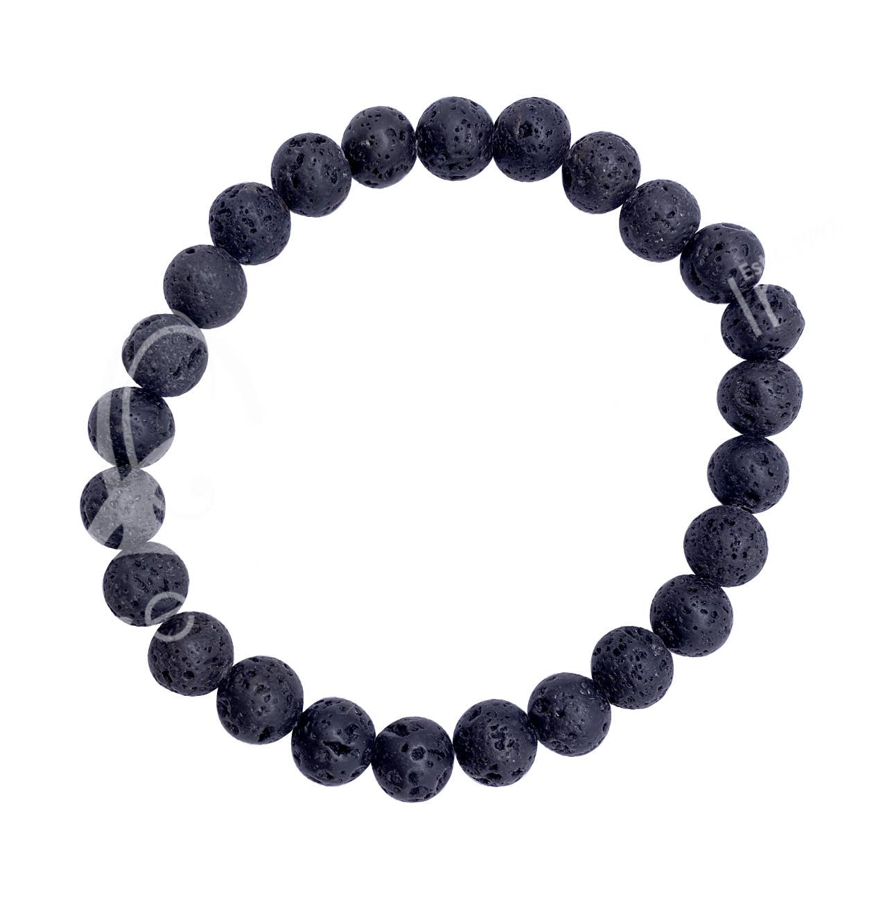 Oceanic Linkways Inc - Wholesale Spiritual Stone/Crystal - (PC)BRACELET - LAVA (8 MM) 8-8.5"0