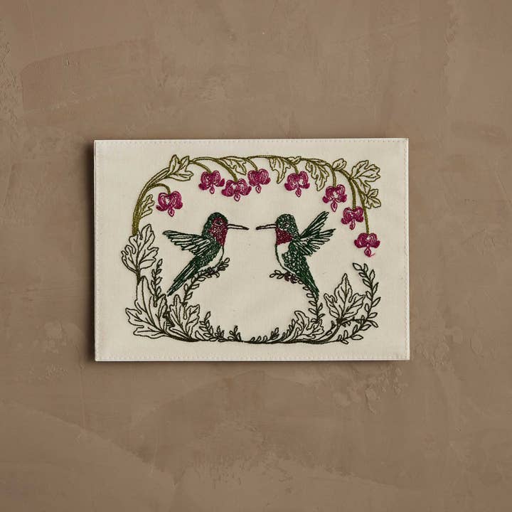 Hummingbird Hearts Card for wholesale by Coral & Tusk