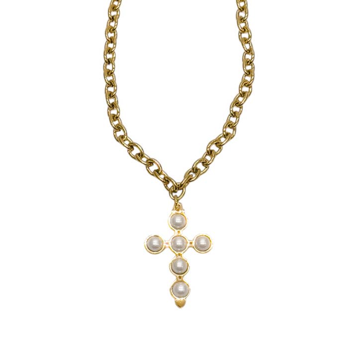 Waverly Cross Necklace for wholesale by Idlewild Everyday