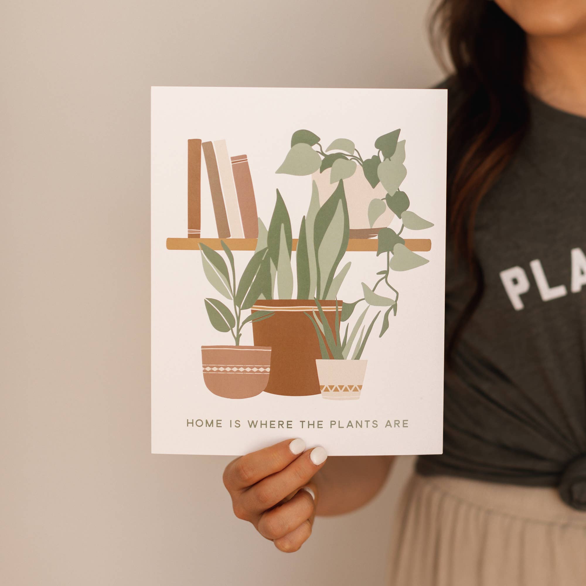 The Anastasia Co - Wholesale Art Print - Home is Where the Plants Are Art Print1