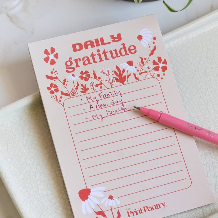 The Print Pantry - Wholesale Notepad - Daily Gratitude Notepad9