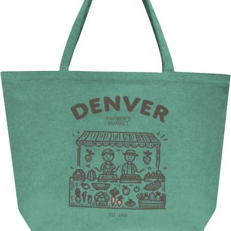Soil Comforts – Engroshandel Tote bag - Unisex – Denver Farmers Market Muleposer med Vintage Design
