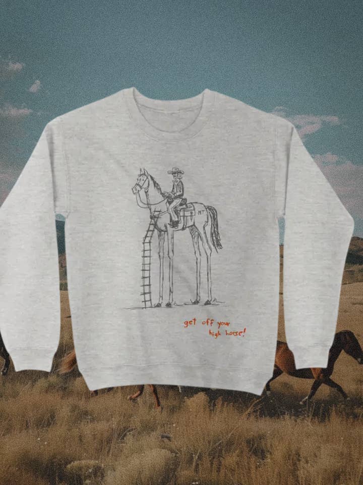 Sudadera de Mezcla Pesada High Horse MT para venta al por mayor de Intrigue Ink