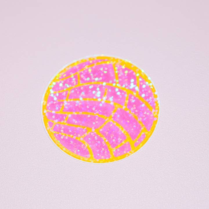 Espyz Studio - Wholesale Sticker - Pink Concha- Pan Dulce - Latina Sticker - Mexican Food1