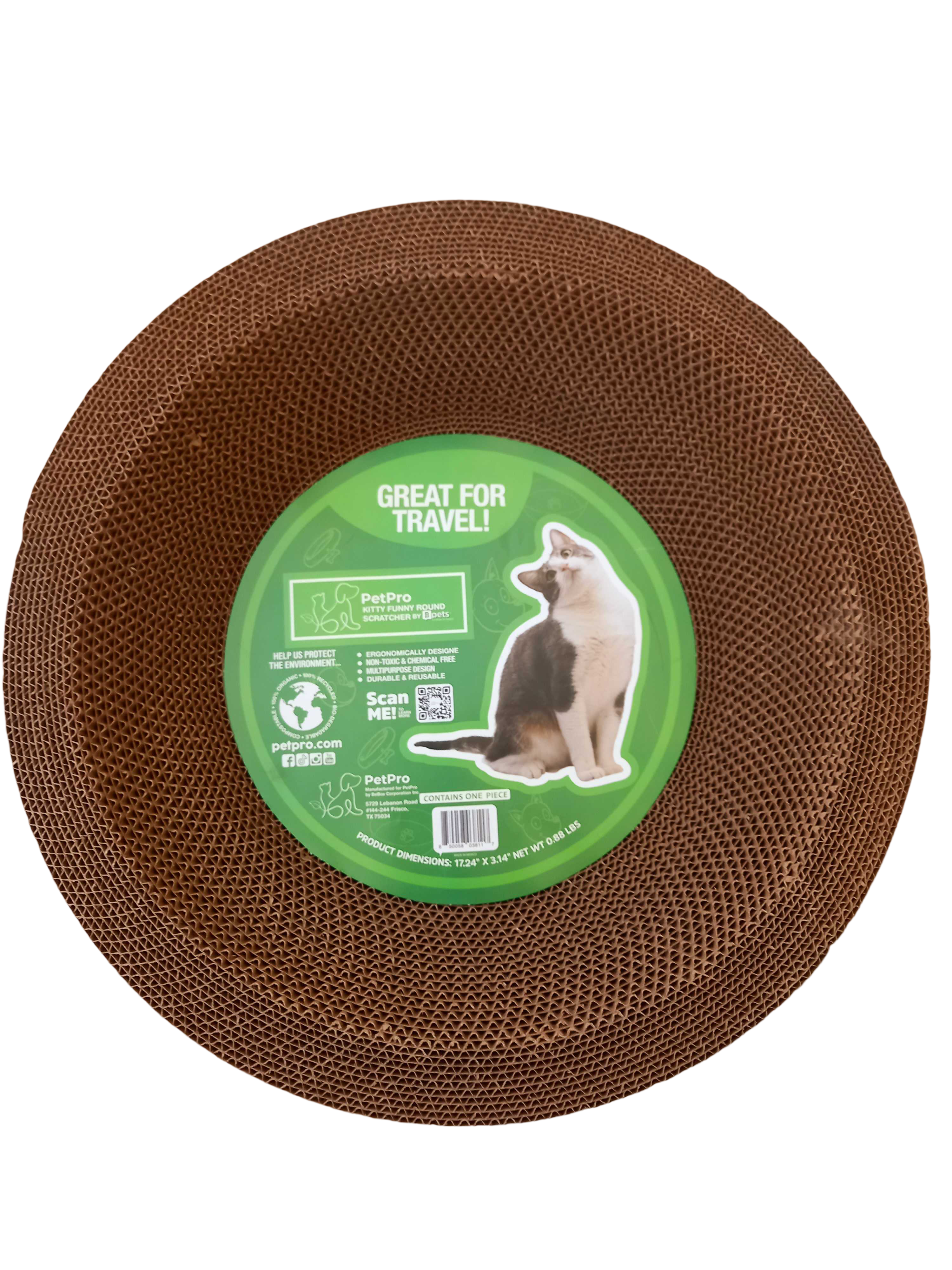 Designer Pet Products, LLC - Wholesale Pet Scratcher - Cat - Round Cat Scratcher 5 Pack

 (Copy) (Copy)0
