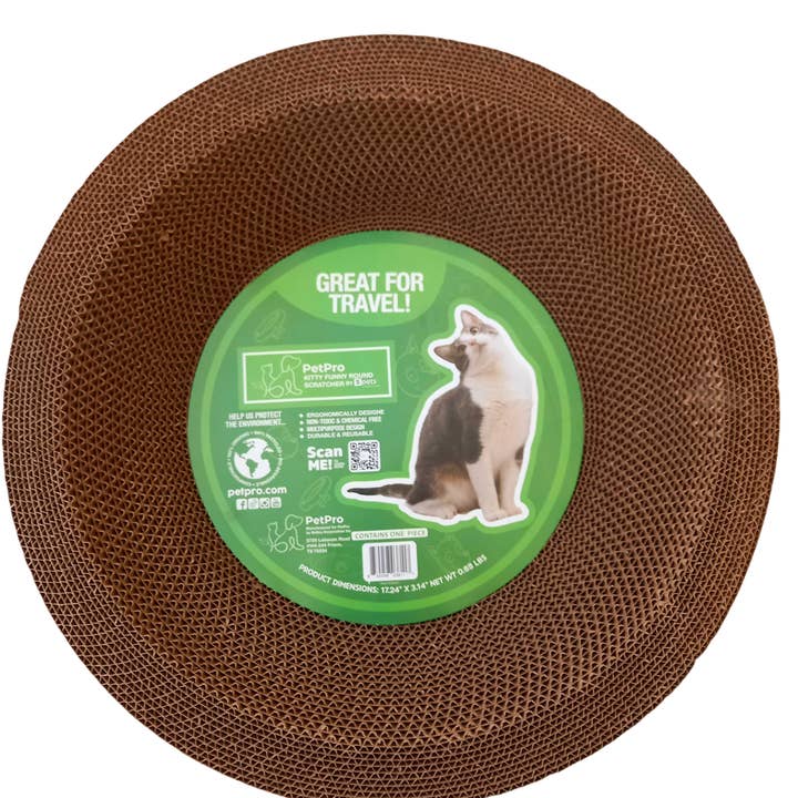 Round Cat Scratcher 5 Pack
(Copy) (Copy) for wholesale by Designer Pet Products, LLC