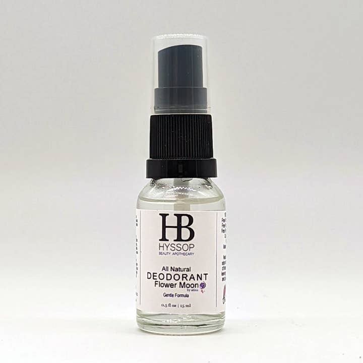 Aluminum-Free Deodorant: Flower Moon by stina Travel Size for wholesale by Hyssop Beauty Apothecary