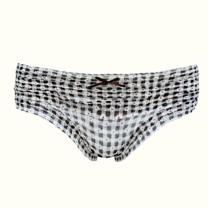 Milanblocks Vintage Stil Gingham Daisy Flæse Trusser for engroshandel hos Milanblocks LLC