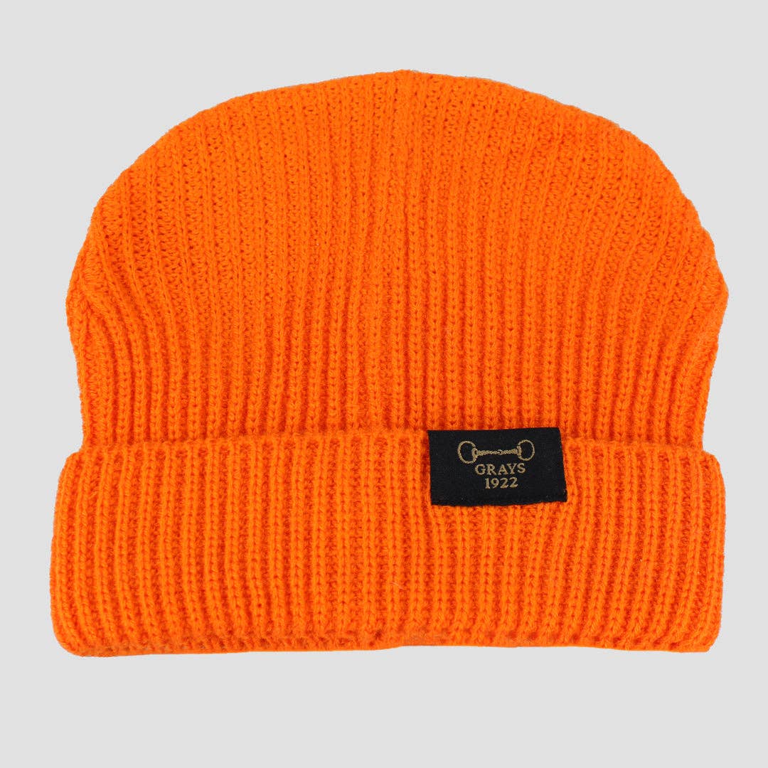 REMOVED BRAND - Wholesale Beanie - Unisex - Grays 1922 Hat Orange0