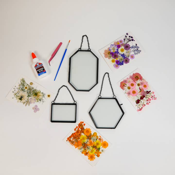 Adults & Crafts – wholesale DIY-pysselkit – DIY-kit för pressade blommor i ram