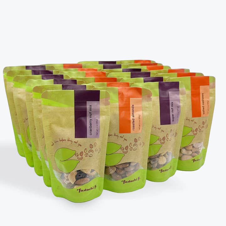 Fastachi - Wholesale Nuts - Fastachi Small Pouch Starter Kit