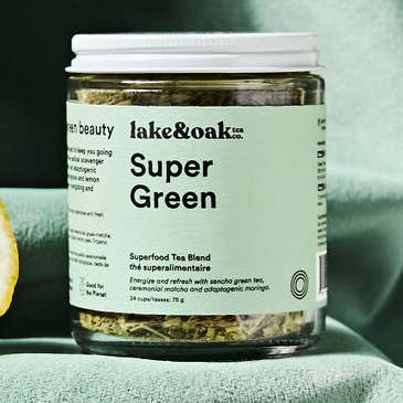 Super Green - Superfood Tea for wholesale by Lake & Oak Tea Co.