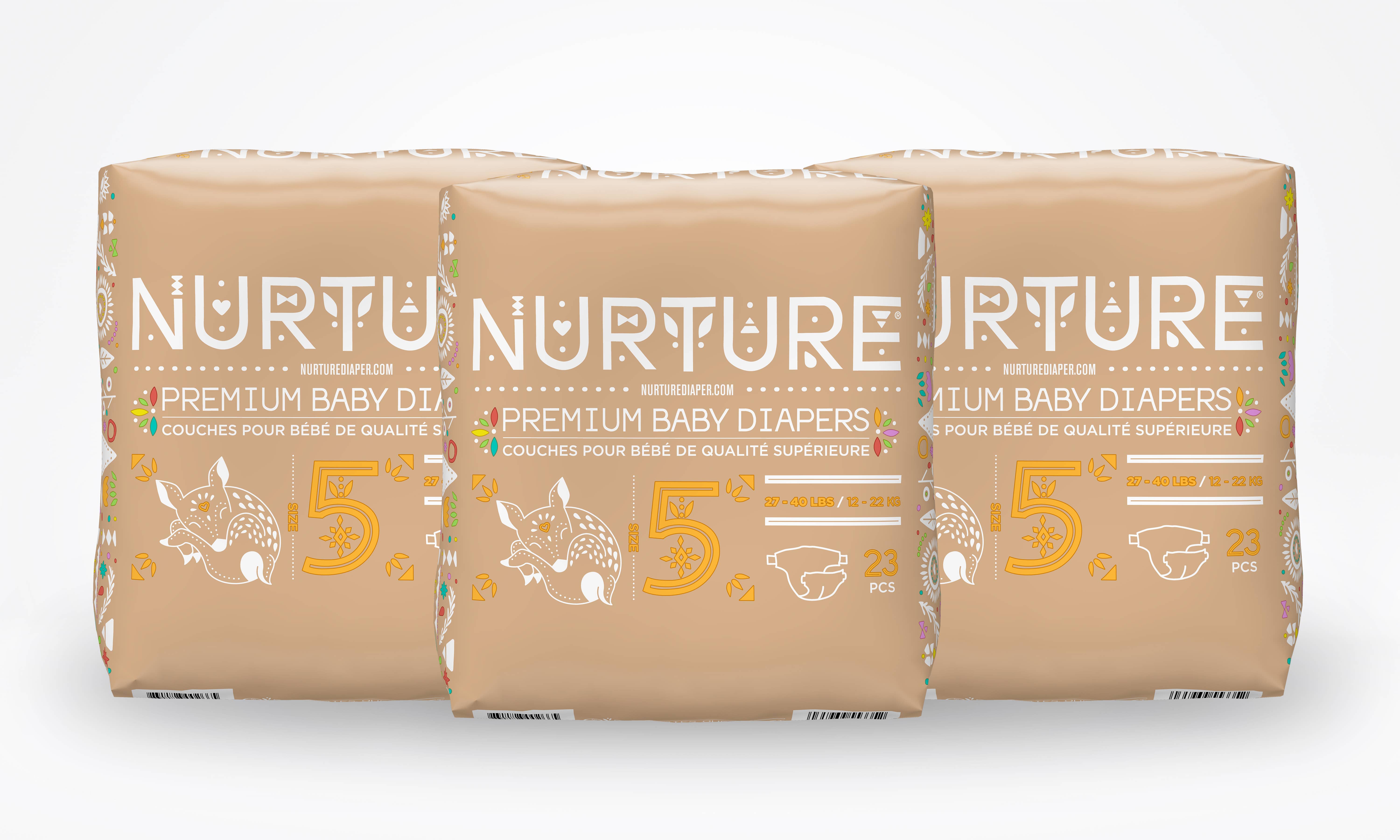 BioBag America Inc - Wholesale Diaper (Cloth) - Baby - Nurture Diapers Size 1-6 , Chemical Free, Ultra Absorbent2