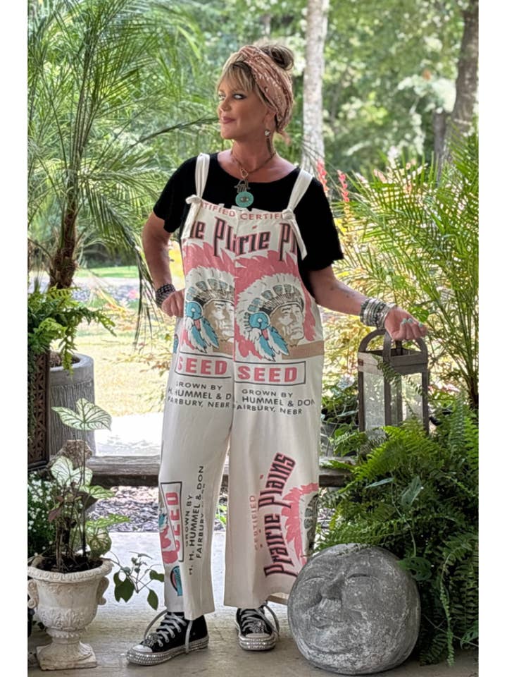 Market Fresh Overalls - Prairie for wholesale by Jaded Gypsy