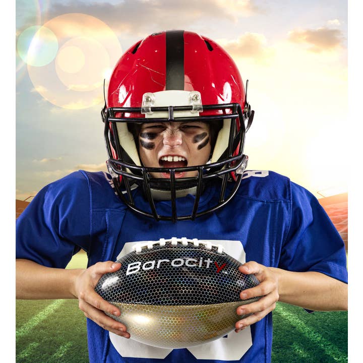 Cota Global – wholesale Sports ball – Football - Mix Silver, Black, & Gold Modern Pattern - Size 33