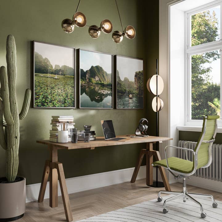 Campagne vietnamienne - Ensemble de 3 pour la vente par Annie Ambience