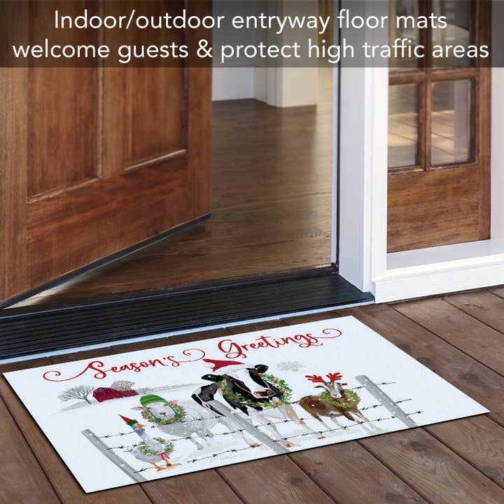CounterArt/Highland Home/Thirstystone/CoasterStone - Wholesale Door mat - Holiday Greeters Indoor/Outdoor Entryway Floor Mat3