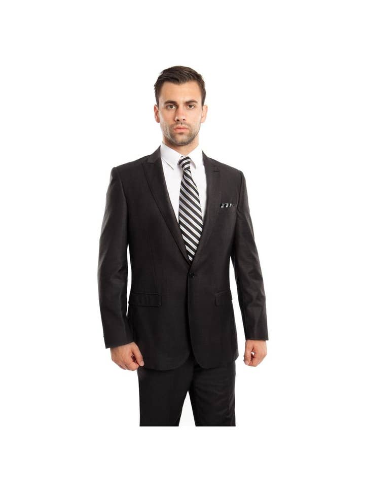 Men's Two Piece Ultra Slim Fit Solid Suit - LAM211SA for wholesale by LA Merchandise