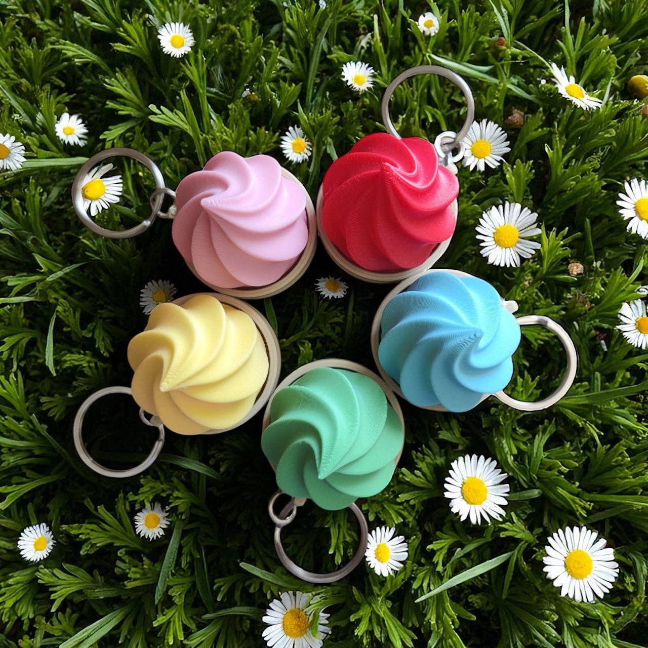 DA BOMB - Wholesale Fidget toy – Kids - ICE CREAM CONE FIDGET CLICKER KEYCHAIN2