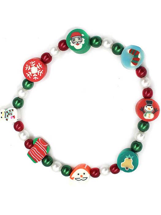 (Q497) JULETEMA CY-STRETCH ARMBÅND TIL BØRN for engroshandel hos Jewelry Max