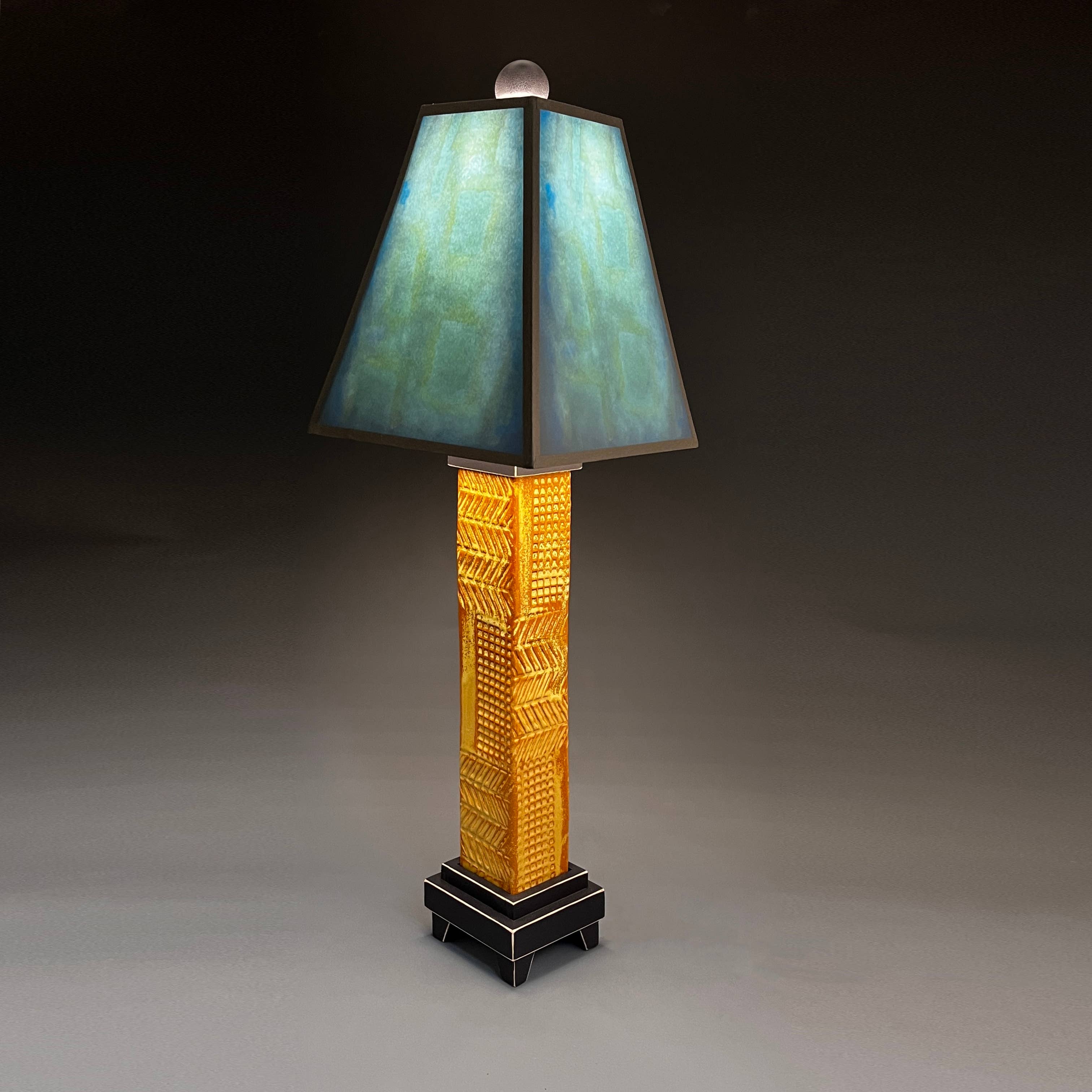 Macone Clay / Spooner Creek - Wholesale Accent/Desk Lamp - LL - Blue Lamp3
