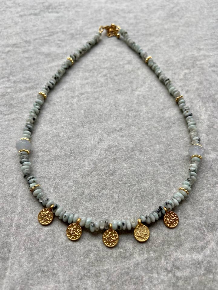 Collana MATHILDE - Jade per la vendita all'ingrosso da parte di Even stone