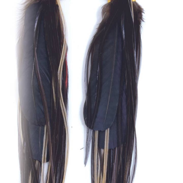 Orbit Raven for engroshandel hos Ruby Feathers France