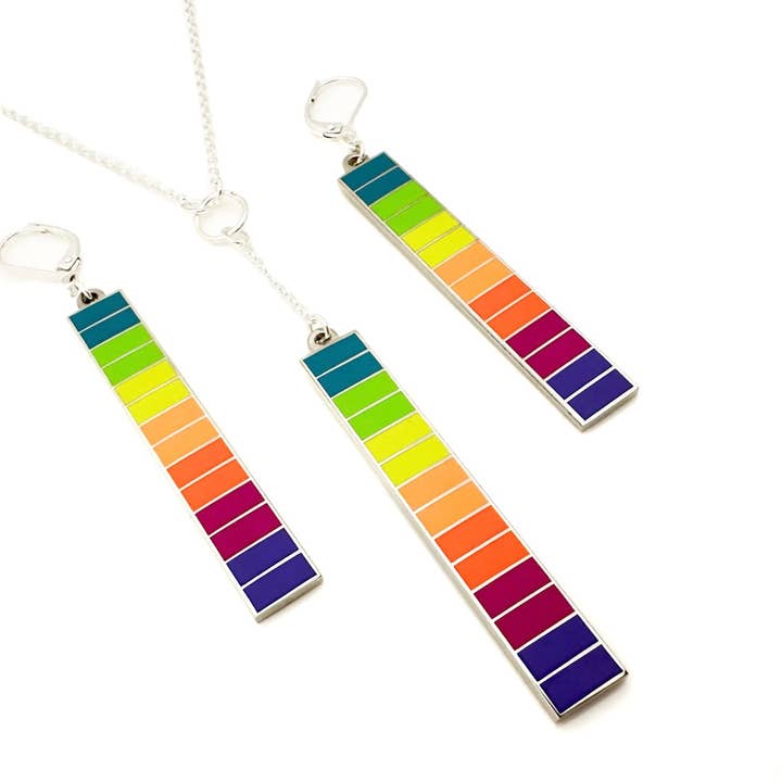Kinzoku - Wholesale Dangle Earrings - Rainbow Earrings II3