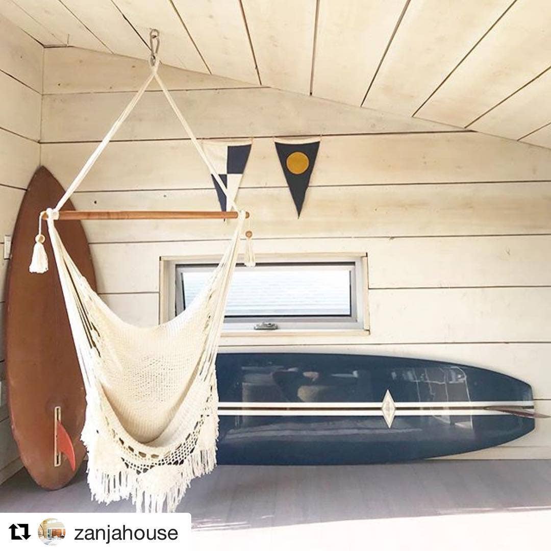 Mission Hammocks - Vente Hamac - Chaise hamac suspendue en macramé, style bohème chic2