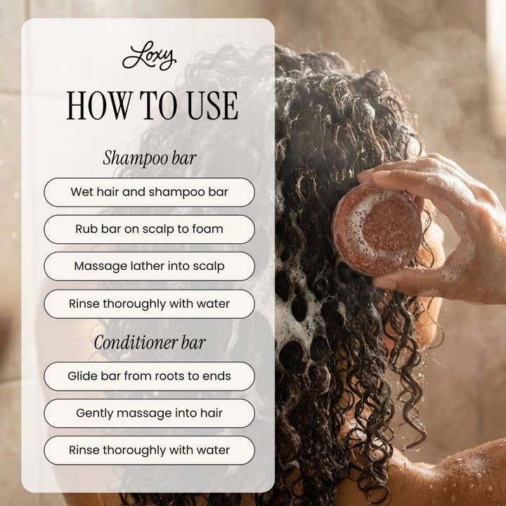 Loxy - Wholesale Shampoo Puck/Solid Shampoo - RELAX: Shampoo Bar for dry, frizzy or curly hair with Argan Oil & Oatmeal4