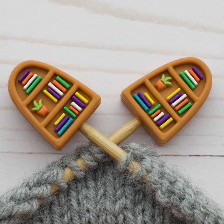 Book Lover | Stitch Stoppers for wholesale by Fox & Pine Stitches