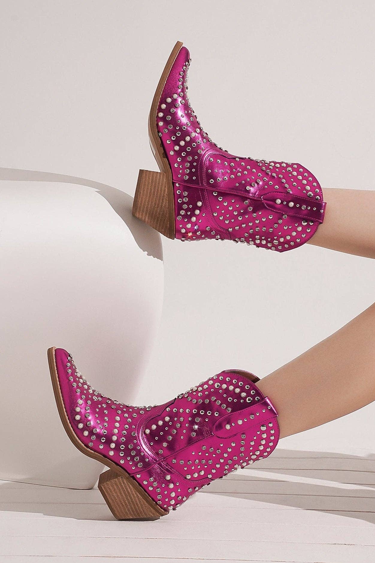 BEAST FASHION - Vendita all'ingrosso Stivali da cowboy - Donna - Stivali Western con Borchie ADELA-396