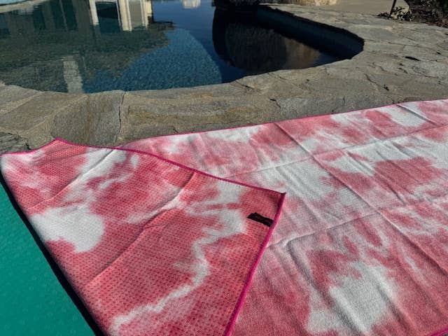 Inkarri Peace and Wellness - Vente Serviettes de yoga - Serviette de yoga antidérapante Tie-dye7