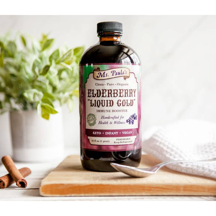 Organic Elderberry Syrup – wholesale Oral supplement/vitamin – Ms Paula's Organic Vegan. Infant. Keto Blend